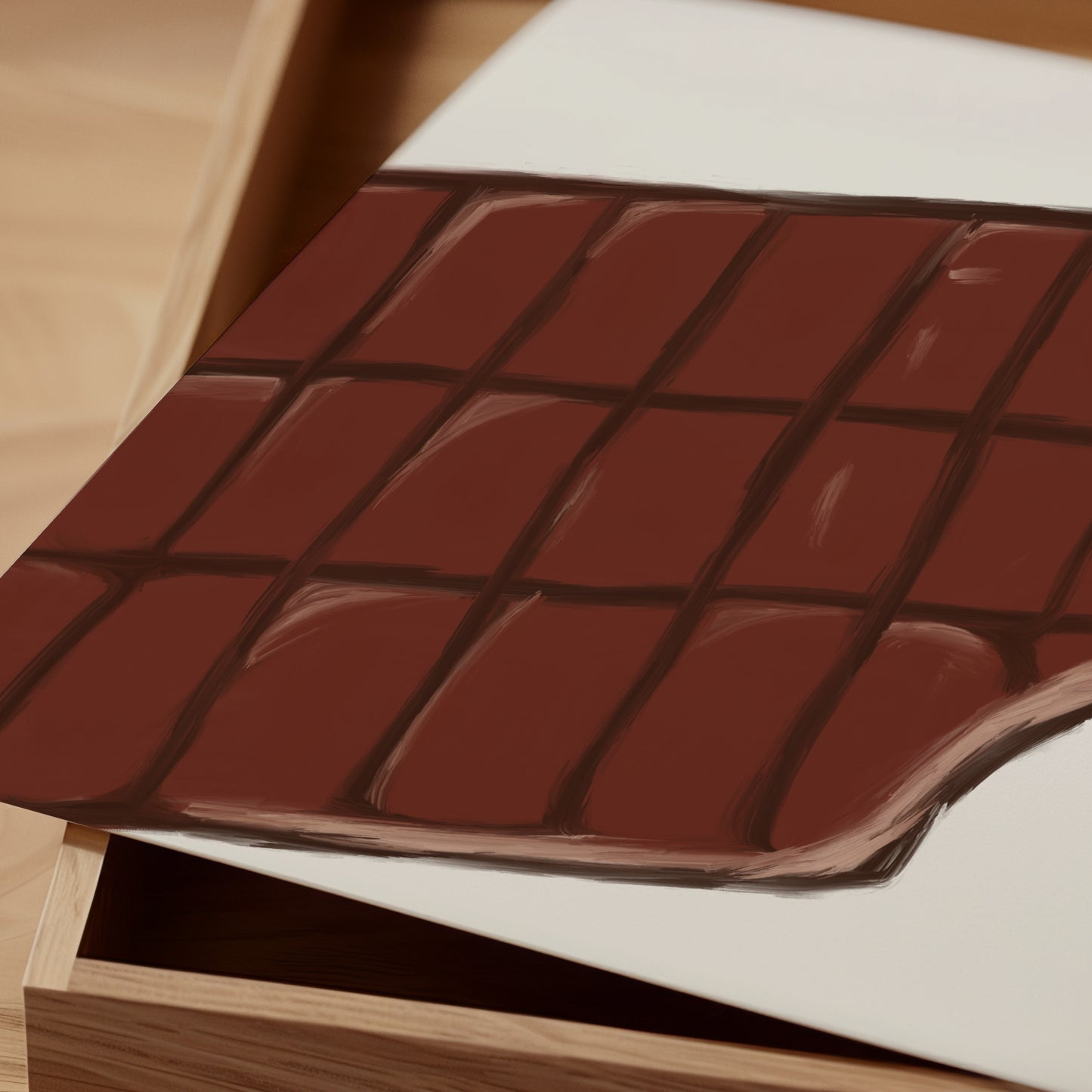Chocolate Is Not The Problem - David Shrigley