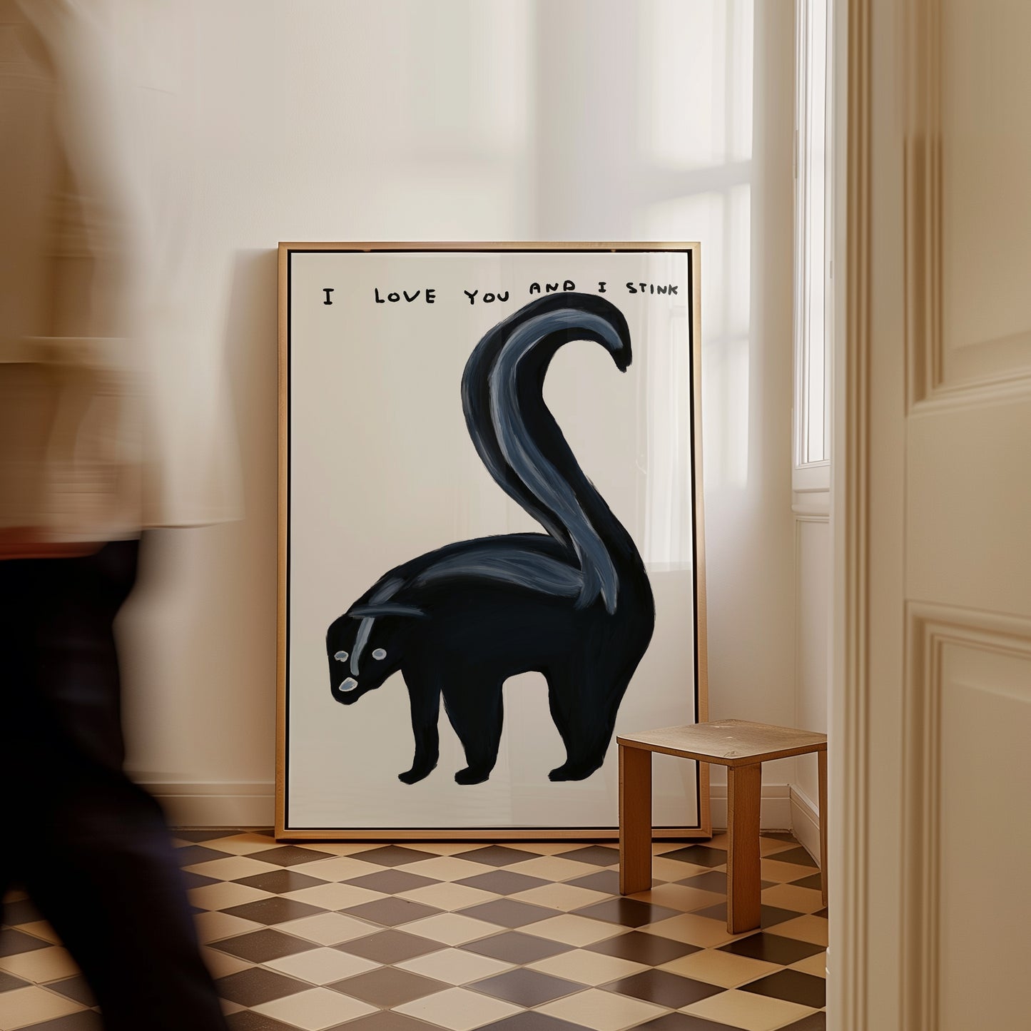 skunk I love you and I stink David shrigley