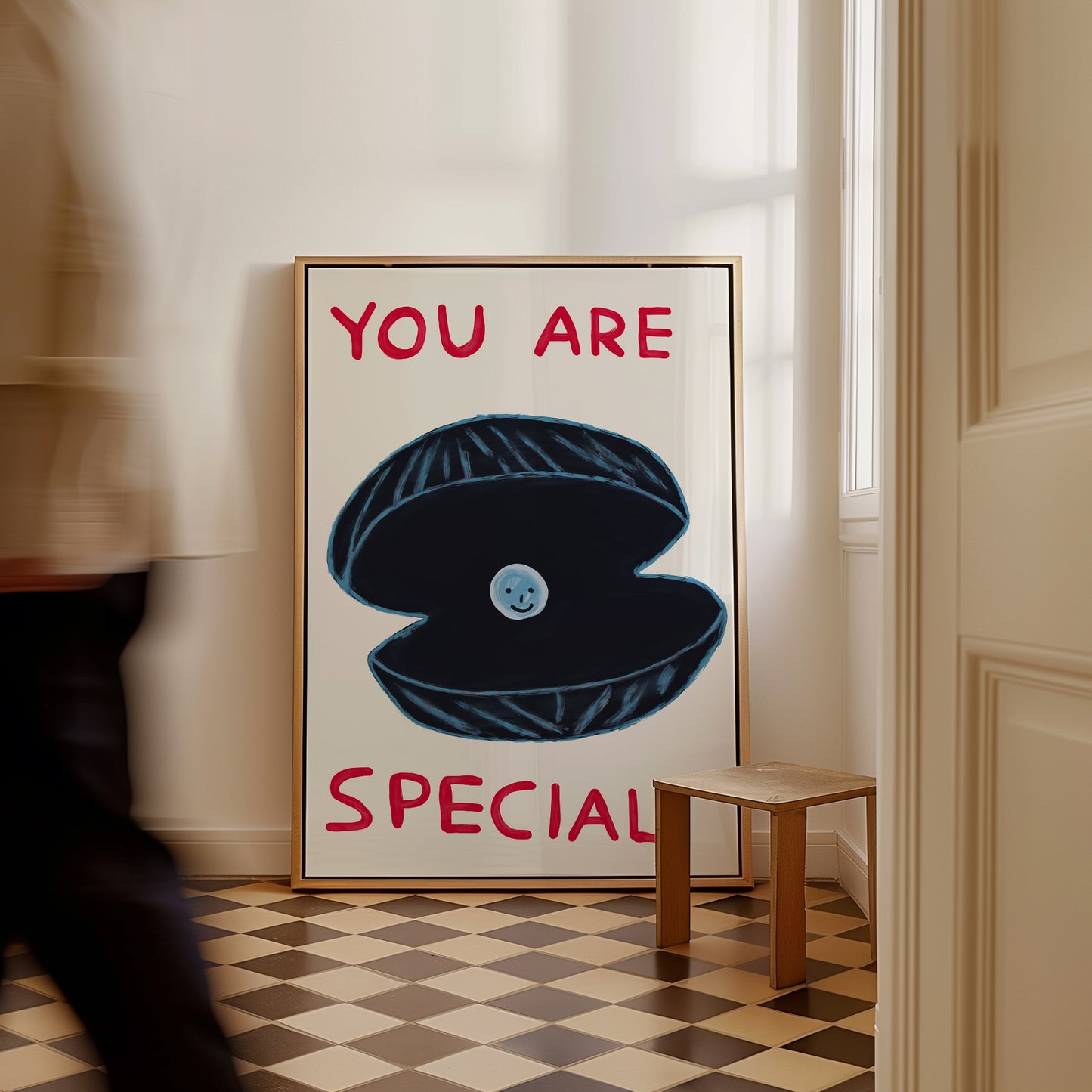 David Shrigley. You Are Special. Oyster Print. Funny Kitchen Wall Decor. Quote Wall Art. Contemporary Art. Dining Room Wall Art. Trendy Art