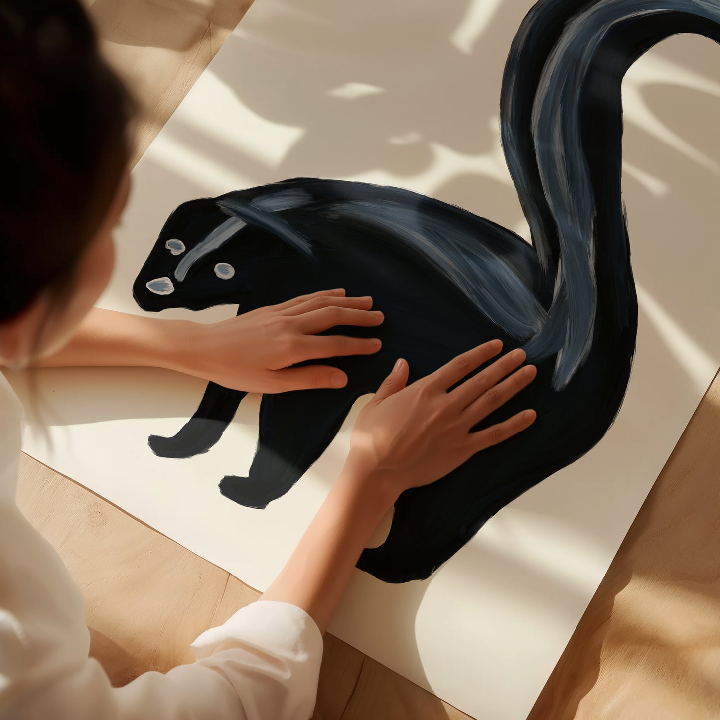 skunk I love you and I stink David shrigley