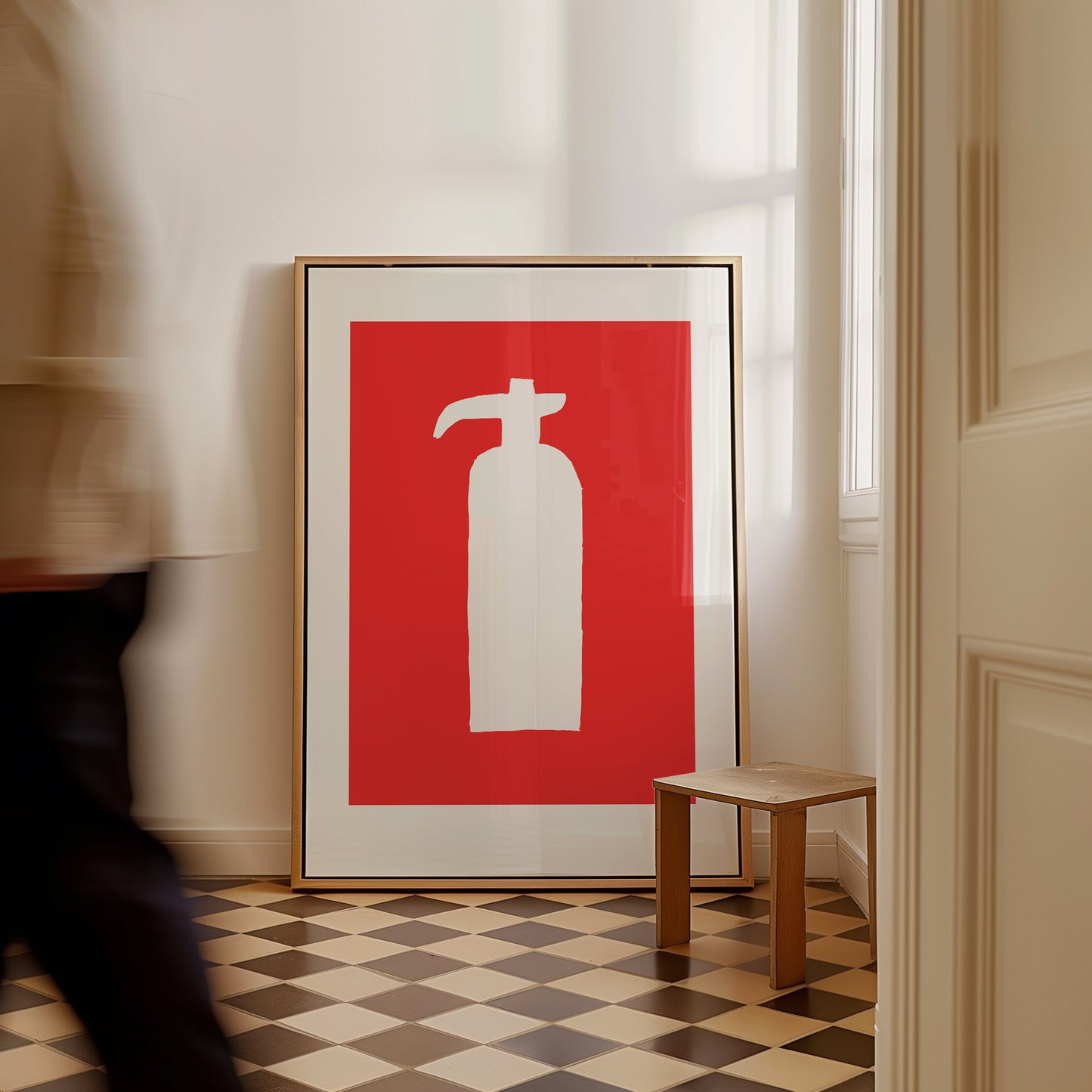 Fire Extinguisher. David Shrigley Print. Limited Edition Art. Contemporary Art. Room Wall Art. Shrigley Poster. Art Gift. Trending Poster