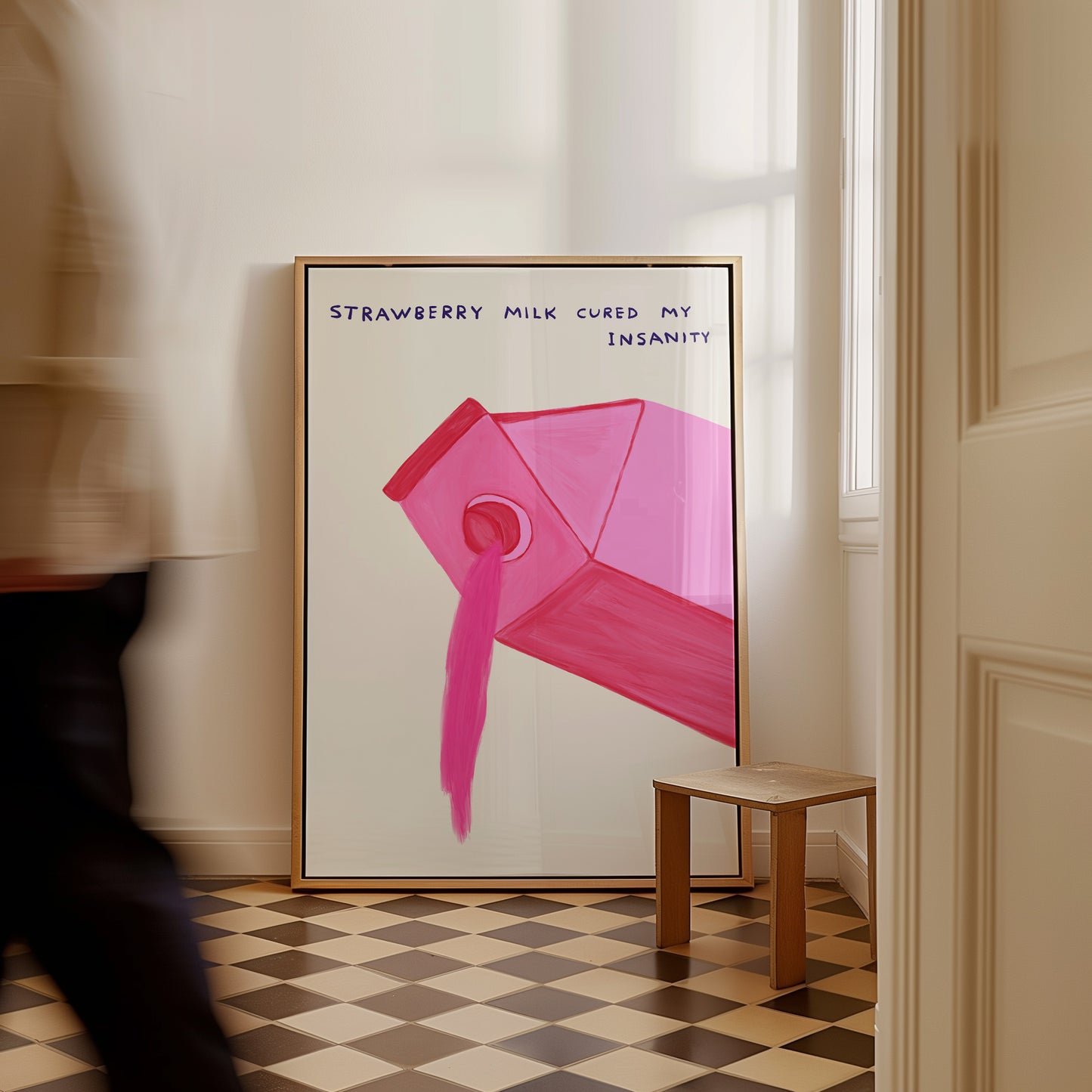 Strawberry Milk Cured My Insanity - David Shrigley