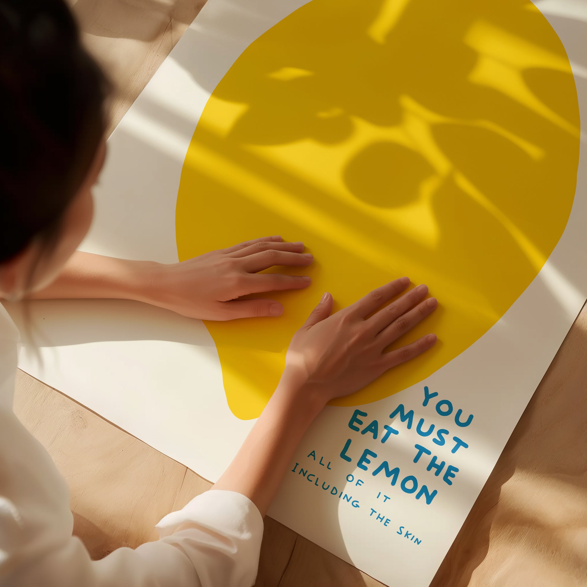 David Shrigley. When Life Gives You a Lemon. Shrigley Lemon. Contemporary Kitchen Wall Art. Funny Quotes Wall Art. Trending Wall Art Poster