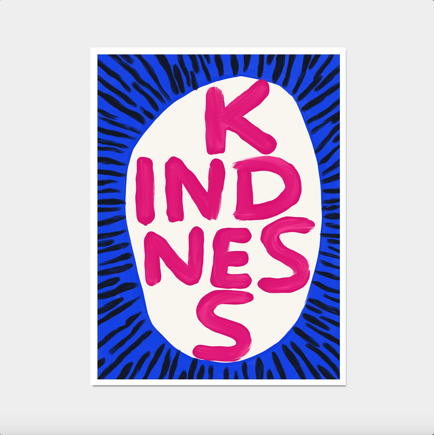 Kindess David Shrigley Art Print. David Shrigley Poster. Quote Wall Art