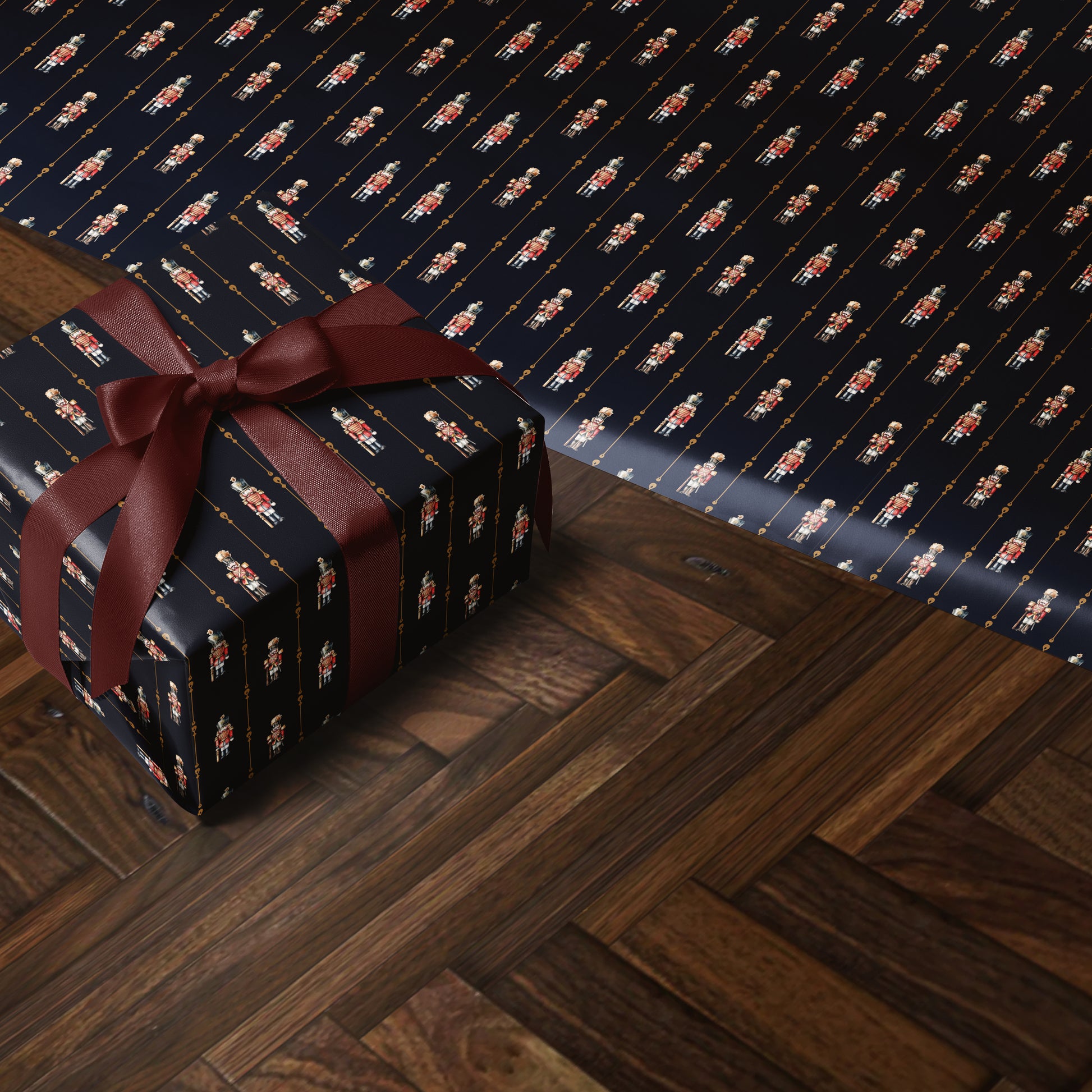 Nutcracker Wrapping Paper Holiday Gift Wrap Nutcracker Gift Wrap Elegant Christmas Gift Wrap Christmas Wrapping Paper Seasonal Gift Wrap