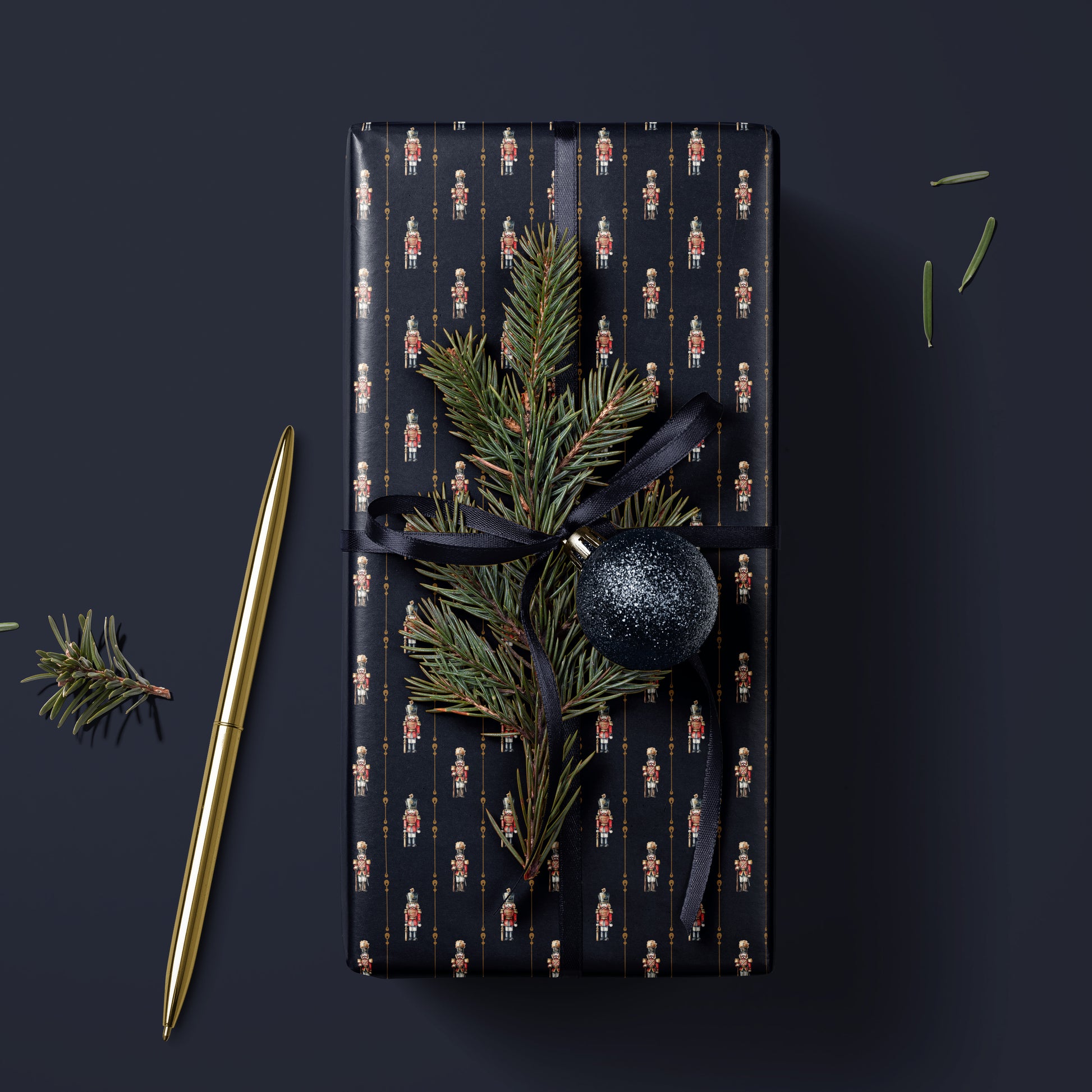 Nutcracker Wrapping Paper Holiday Gift Wrap Nutcracker Gift Wrap Elegant Christmas Gift Wrap Christmas Wrapping Paper Seasonal Gift Wrap