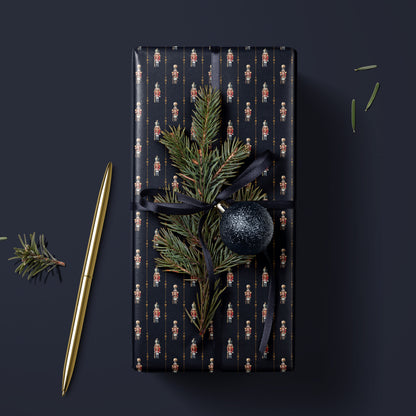 Nutcracker Wrapping Paper Holiday Gift Wrap Nutcracker Gift Wrap Elegant Christmas Gift Wrap Christmas Wrapping Paper Seasonal Gift Wrap