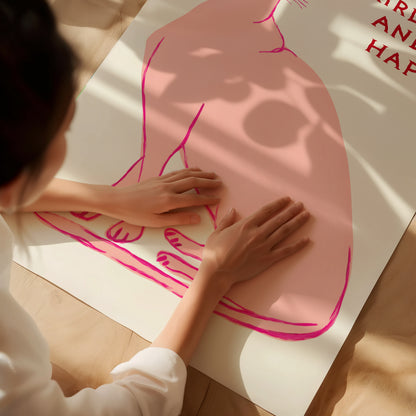Hairless And Happy - David Shrigley